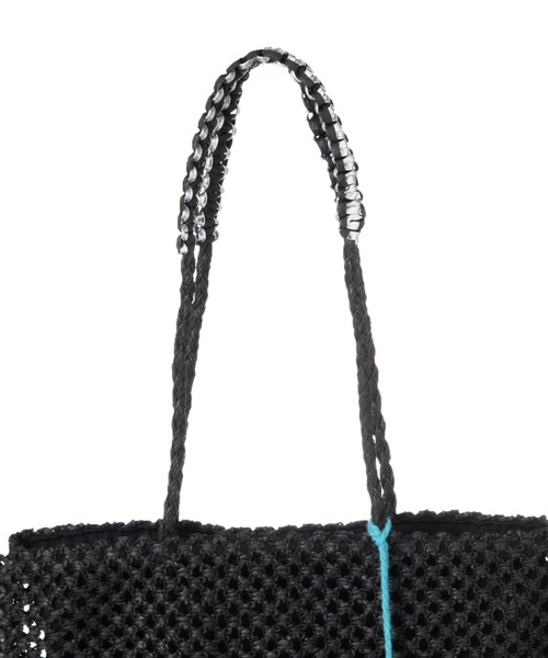 niko and...（ニコアンド）の「オリジナルフリルペーパートートバッグ（トートバッグ・レディース・ブラック/ナチュラル・0）」の15枚目の写真