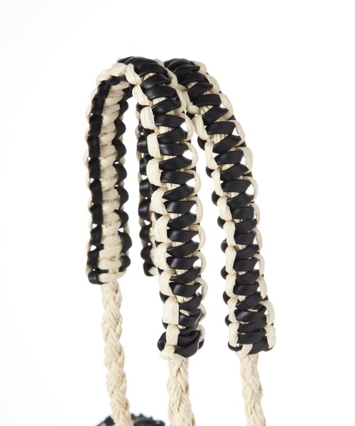 niko and...（ニコアンド）の「オリジナルフリルペーパートートバッグ（トートバッグ・レディース・ブラック/ナチュラル・0）」の14枚目の写真