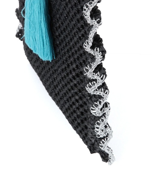 niko and...（ニコアンド）の「オリジナルフリルペーパートートバッグ（トートバッグ・レディース・ブラック/ナチュラル・0）」の12枚目の写真