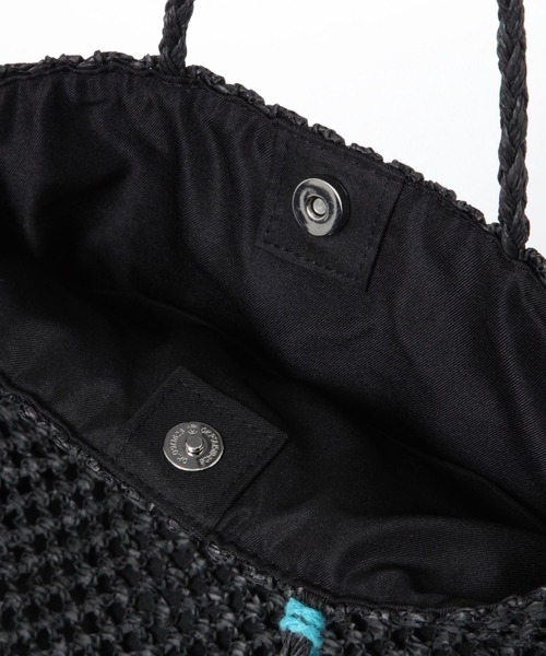 niko and...（ニコアンド）の「オリジナルフリルペーパートートバッグ（トートバッグ・レディース・ブラック/ナチュラル・0）」の10枚目の写真