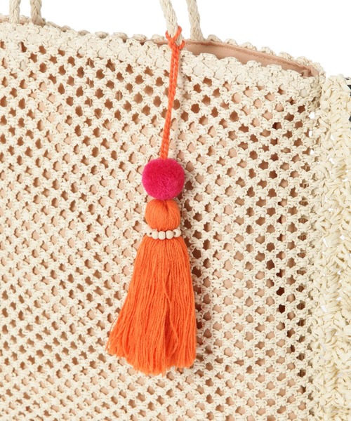 niko and...（ニコアンド）の「オリジナルフリルペーパートートバッグ（トートバッグ・レディース・ブラック/ナチュラル・0）」の4枚目の写真