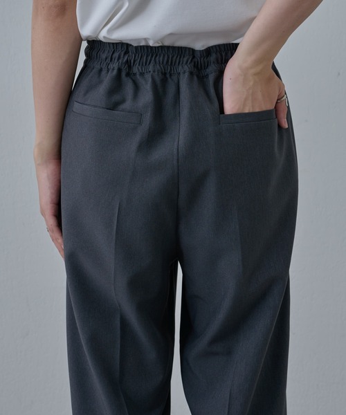 COLONY 2139（コロニートゥーワンスリーナイン）の「ドライエアーイージータックワイドパンツ（スラックス・メンズ・ブラック/グレー・LARGE/MEDIUM）」の10枚目の写真