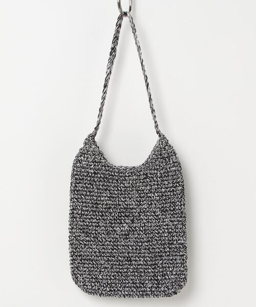 MAISON mou(メゾンムー)の「【Swaraj/スワラージ】MACRAME METALIC BAG(手編み)ワンハンドル(ハンドバッグ・レディース・ピンク系その他/その他1/ゴールド/ブラック/シルバー/ブルー・FREE)」の6枚目の写真
