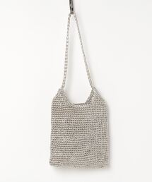 【Swaraj/スワラージ】MACRAME METALIC BAG（手編み）ワンハンドル