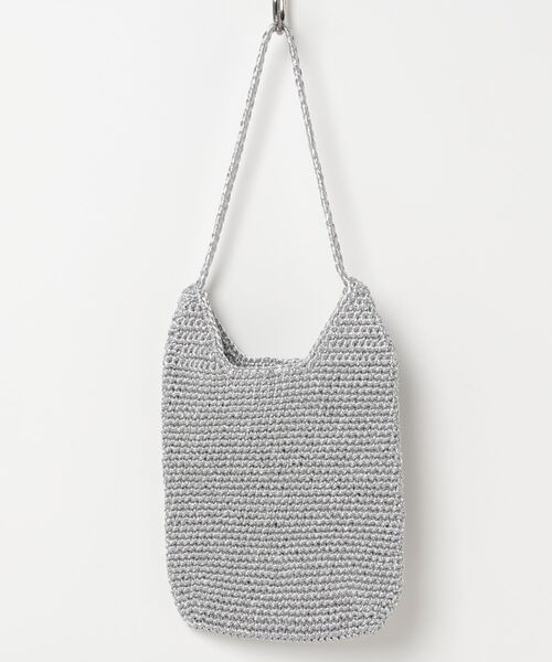 MAISON mou(メゾンムー)の「【Swaraj/スワラージ】MACRAME METALIC BAG(手編み)ワンハンドル(ハンドバッグ・レディース・ピンク系その他/その他1/ゴールド/ブラック/シルバー/ブルー・FREE)」の4枚目の写真