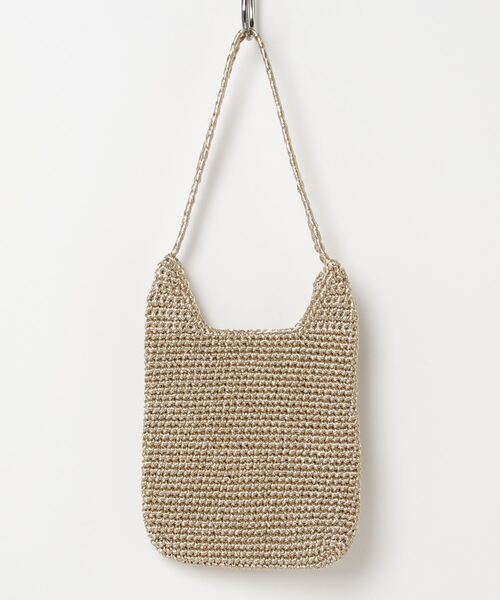 MAISON mou(メゾンムー)の「【Swaraj/スワラージ】MACRAME METALIC BAG(手編み)ワンハンドル(ハンドバッグ・レディース・ピンク系その他/その他1/ゴールド/ブラック/シルバー/ブルー・FREE)」の5枚目の写真