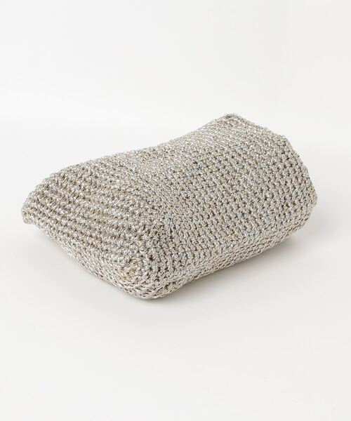 MAISON mou(メゾンムー)の「【Swaraj/スワラージ】MACRAME METALIC BAG(手編み)ワンハンドル(ハンドバッグ・レディース・ピンク系その他/その他1/ゴールド/ブラック/シルバー/ブルー・FREE)」の8枚目の写真