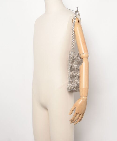 MAISON mou(メゾンムー)の「【Swaraj/スワラージ】MACRAME METALIC BAG(手編み)ワンハンドル(ハンドバッグ・レディース・ピンク系その他/その他1/ゴールド/ブラック/シルバー/ブルー・FREE)」の10枚目の写真