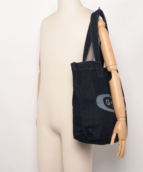 【セール】EAST-WEST TOTE BAG/ブランドロゴデニムトートバッグ（トートバッグ）｜G-STAR RAW（ジースターロゥ）