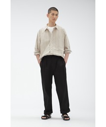 エムエイチエル 美品 cotton poplin stripe シャツ 2 エムエイチエル 美品 cotton poplin stripe シャツ 2 - メルカリ