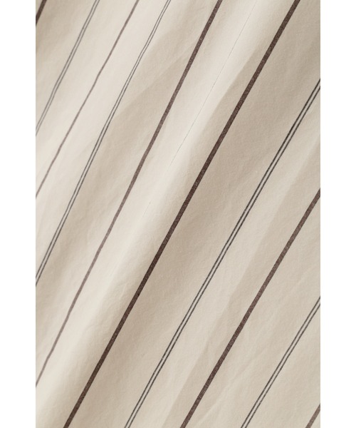 MHL.（エムエイチエル）の「WIDE STRIPE COTTON（シャツ/ブラウス・メンズ・ベージュ・SMALL/MEDIUM/LARGE）」の7枚目の写真