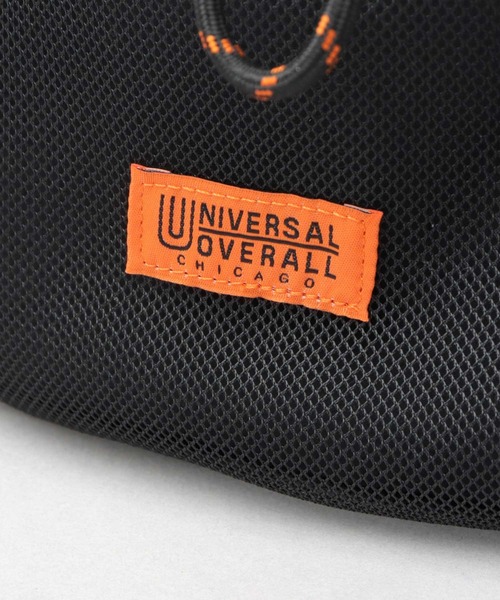 UNIVERSAL OVERALL（ユニバーサルオーバーオール）の「撥水加工 ナイロン フロントメッシュポケット ザイルコード ショルダーバッグ（ショルダーバッグ・メンズ・ブラック/ライトグレー/モカ・FREE）」の5枚目の写真