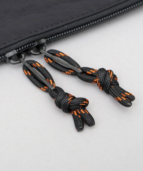 UNIVERSAL OVERALL（ユニバーサルオーバーオール）の「撥水加工 ナイロン フロントメッシュポケット ザイルコード ショルダーバッグ（ショルダーバッグ・メンズ・ブラック/ライトグレー/モカ・FREE）」の14枚目の写真