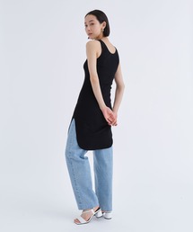 【pelleq/ペレック】standard long tank/スタンダードロングタンクトップ
