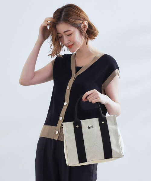 Lee　ハート刺繍のスクエアバッグ Lee別注】スクエアキャンバストート（トートバッグ）｜Lee（リー