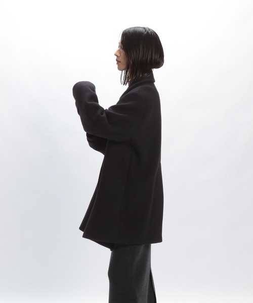 STERNBERG(スタンバーグ)の「100'sウールビッグダブルジャケット(ピーコート・レディース・ブラック・MEDIUM/LARGE)」の20枚目の写真