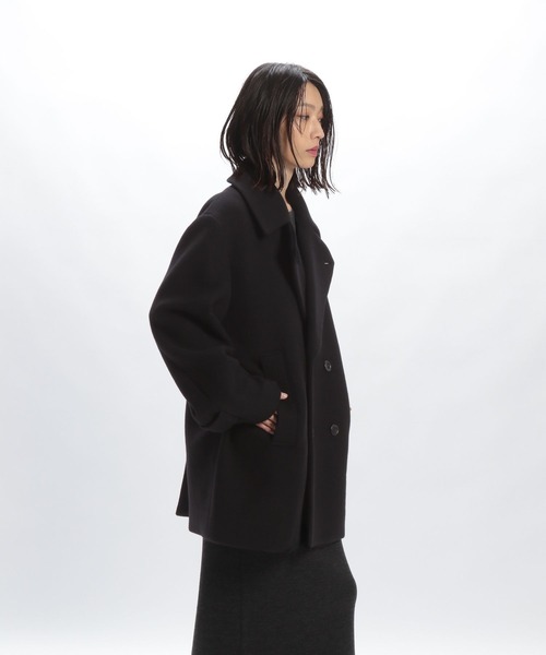 STERNBERG(スタンバーグ)の「100'sウールビッグダブルジャケット(ピーコート・レディース・ブラック・MEDIUM/LARGE)」の17枚目の写真
