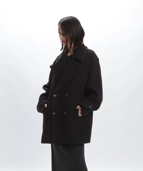 STERNBERG(スタンバーグ)の「100'sウールビッグダブルジャケット(ピーコート・レディース・ブラック・MEDIUM/LARGE)」の16枚目の写真