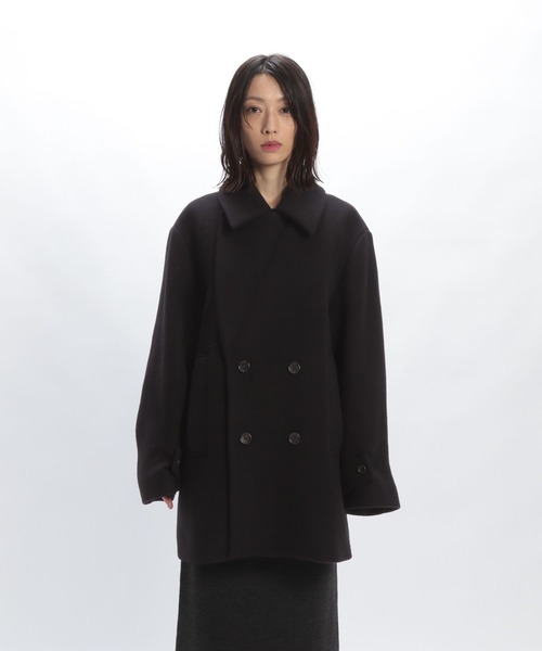 STERNBERG(スタンバーグ)の「100'sウールビッグダブルジャケット(ピーコート・レディース・ブラック・MEDIUM/LARGE)」の14枚目の写真