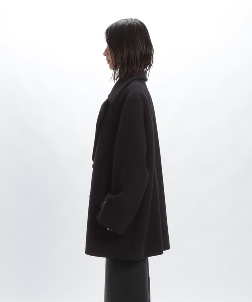 STERNBERG(スタンバーグ)の「100'sウールビッグダブルジャケット(ピーコート・レディース・ブラック・MEDIUM/LARGE)」の13枚目の写真