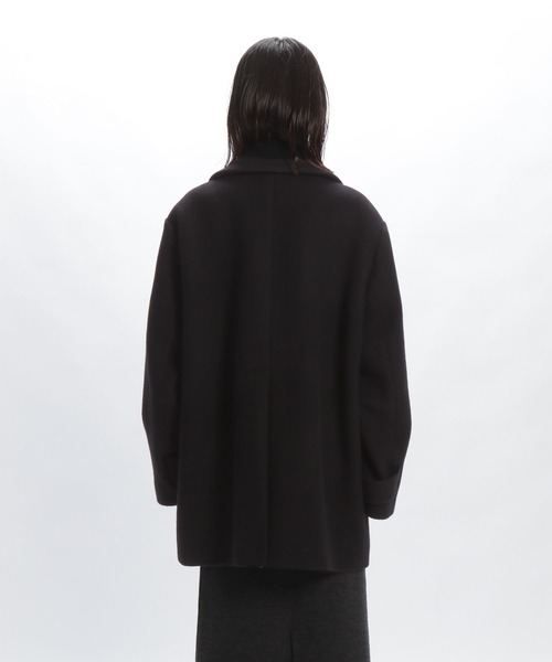 STERNBERG(スタンバーグ)の「100'sウールビッグダブルジャケット(ピーコート・レディース・ブラック・MEDIUM/LARGE)」の12枚目の写真