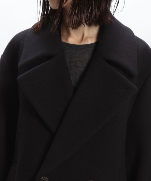 STERNBERG(スタンバーグ)の「100'sウールビッグダブルジャケット(ピーコート・レディース・ブラック・MEDIUM/LARGE)」の9枚目の写真