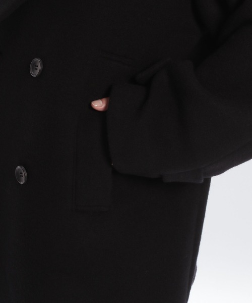STERNBERG(スタンバーグ)の「100'sウールビッグダブルジャケット(ピーコート・レディース・ブラック・MEDIUM/LARGE)」の6枚目の写真