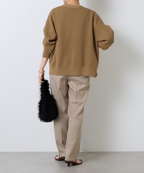 COLLAGE GALLARDAGALANTE（コラージュガリャルダガランテ）の「メタル釦カーディガン（カーディガン/ボレロ・レディース・ベージュ/ネイビー/オレンジ・FREE）」の10枚目の写真