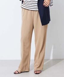 【飯豊まりえさん着用】ダブルクロスストレートイージーパンツ