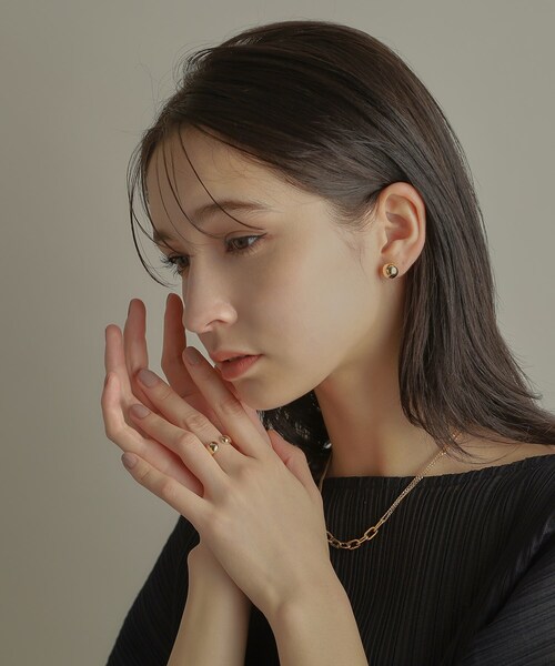 K10プランプシェイプオープン リング（リング）｜COCOSHNIK（ココシュ