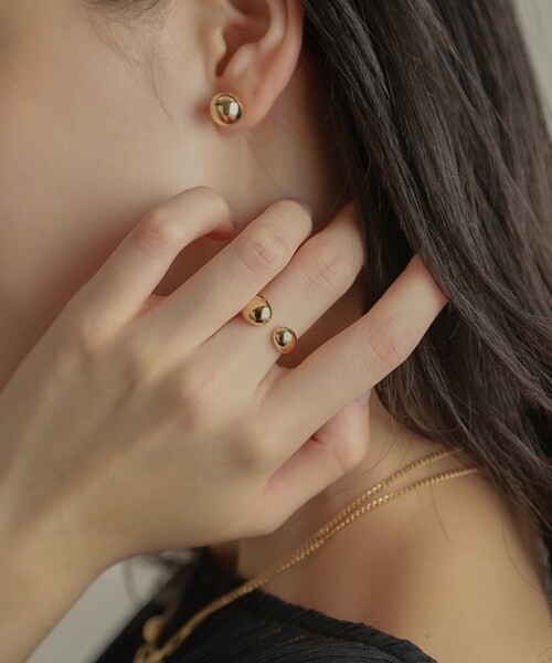 K10プランプシェイプオープン リング（リング）｜COCOSHNIK（ココシュ