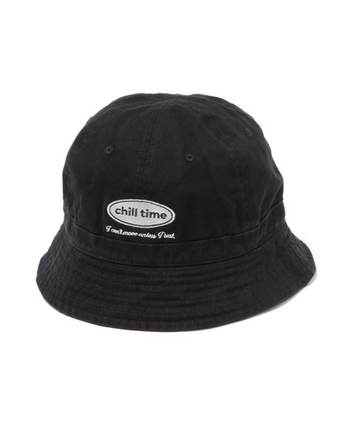 LAKOLE（ラコレ）の「ピグメント刺繍ハット / 143868（ハット・メンズ・ベージュ/ブラック・9）」の5枚目の写真