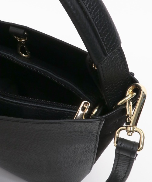 AULENTTI（オウレンティ）の「AULENTTI　2WAYスクエアショルダーバッグ（ショルダーバッグ・レディース・ブラック/ベージュ・ONE）」の15枚目の写真