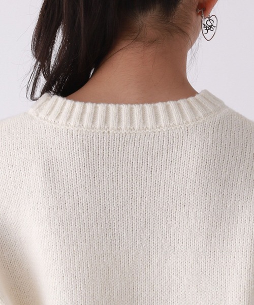 repipi armario（レピピ アルマリオ）の「ケーブルニットセットアップ（セットアップ・キッズ・グレー/アイボリー/ピンク・SMALL/MEDIUM/LARGE）」の14枚目の写真