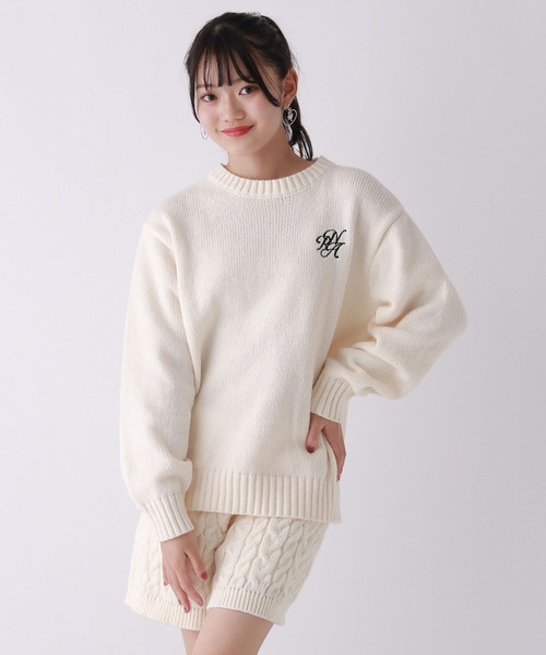 セール】ケーブルニットセットアップ（セットアップ）｜repipi armario