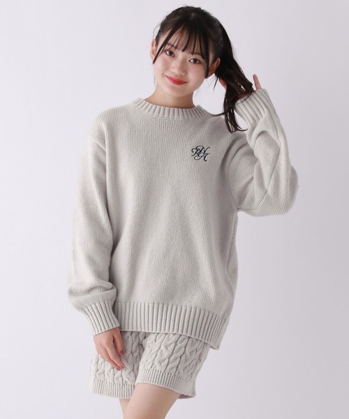 セール】ケーブルニットセットアップ（セットアップ）｜repipi armario