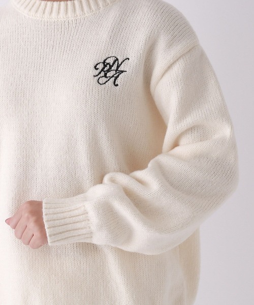 repipi armario（レピピ アルマリオ）の「ケーブルニットセットアップ（セットアップ・キッズ・グレー/アイボリー/ピンク・SMALL/MEDIUM/LARGE）」の12枚目の写真