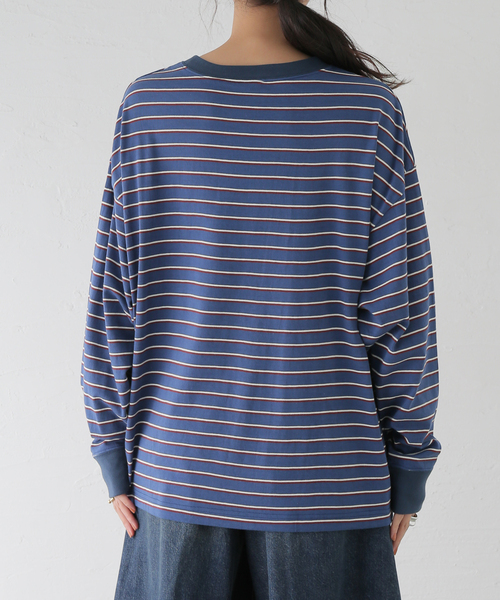 セール】ランダムボーダープルオーバー（Tシャツ/カットソー