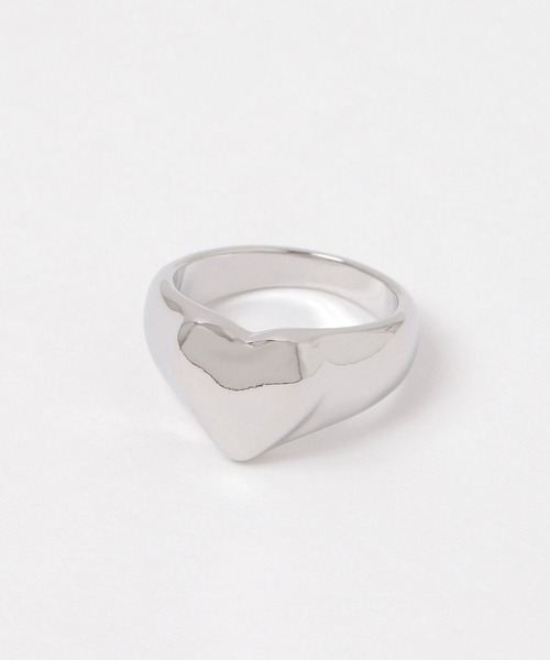 FOREVER 21（フォーエバー トゥエンティーワン）の「ハートリング（リング・レディース・シルバー/ゴールド・FREE）」の2枚目の写真