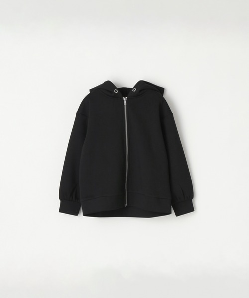 NewJeans CokeSTUDIO パーカー (黒) XL キッズ ソフトスウェットジップアップパーカー（パーカー