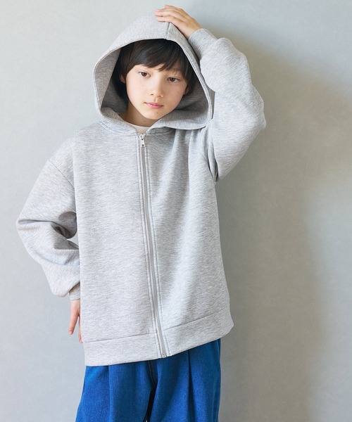 キッズ ソフトスウェットジップアップパーカー（パーカー