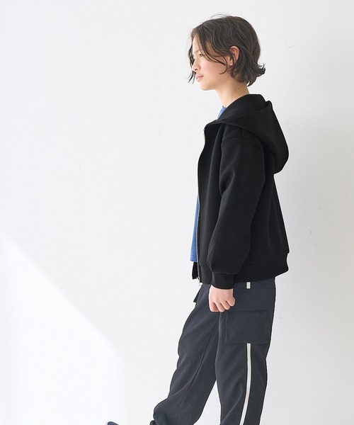 キッズ ソフトスウェットジップアップパーカー（パーカー