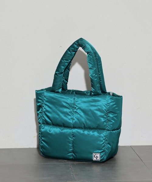 GALLEST（ギャレスト）の「スクエアキルトトート（トートバッグ・レディース・イエロー/グリーン/アイボリー/ブラック・00）」の4枚目の写真