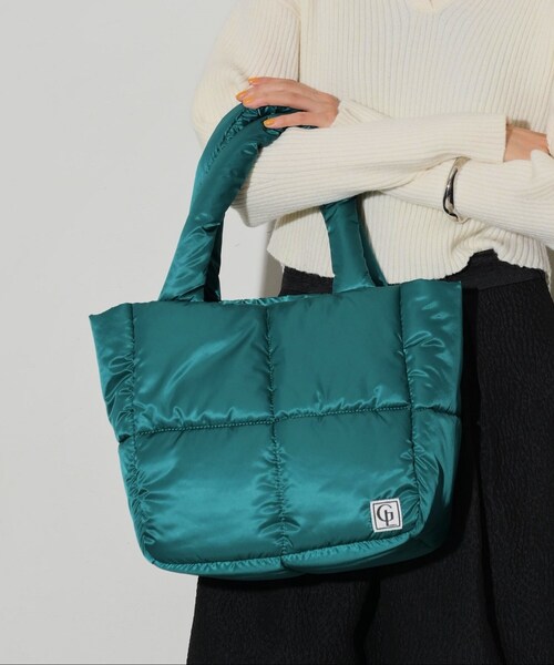 GALLEST（ギャレスト）の「スクエアキルトトート（トートバッグ・レディース・イエロー/グリーン/アイボリー/ブラック・00）」の19枚目の写真