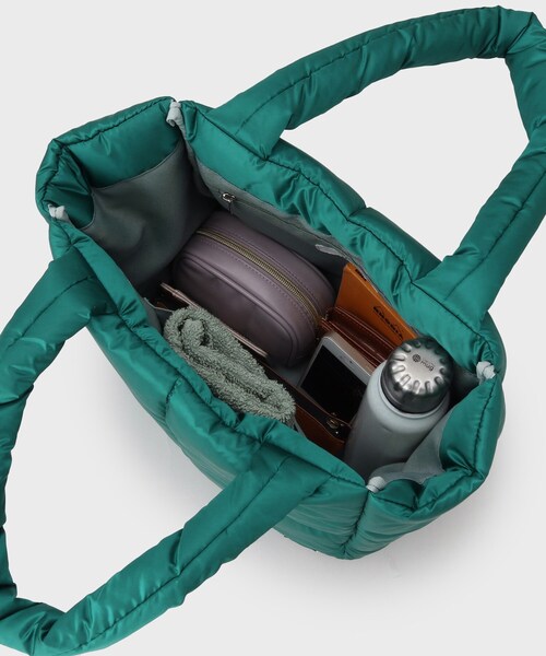 GALLEST（ギャレスト）の「スクエアキルトトート（トートバッグ・レディース・イエロー/グリーン/アイボリー/ブラック・00）」の12枚目の写真