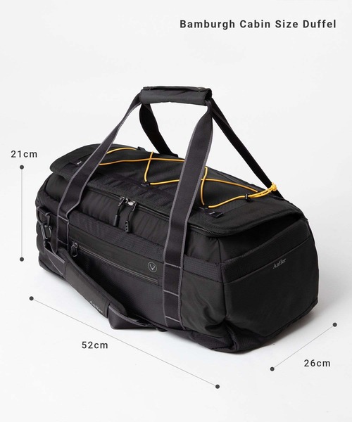 ANTLER(アントラー)の「ANTLER Bamburgh Cabin Size Duffel アントラー バンバラ ダッフル ボストンバッグ(ボストンバッグ・メンズ・ネイビー・FREE)」の9枚目の写真