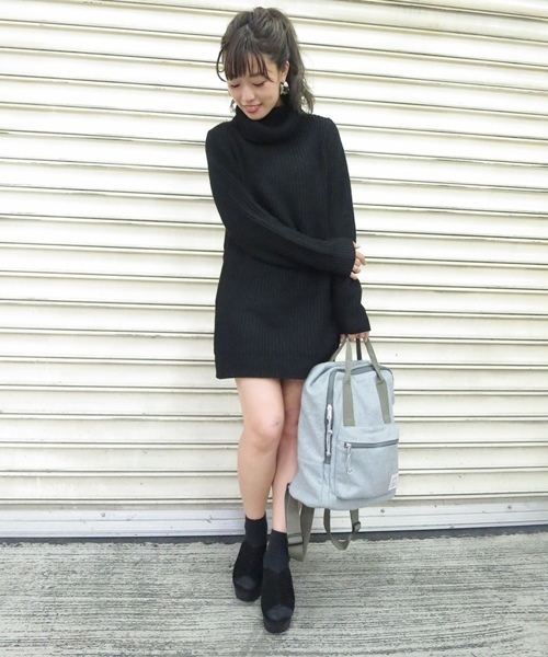 Chico（チコ）の「オフタートルニットアンサンブルワンピース（ワンピース・レディース・アイボリー/ブラック/ベージュ・FREE）」の11枚目の写真