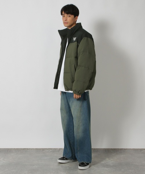 LAKOLE（ラコレ）の「切替中綿ブルゾン / 137252（ブルゾン・メンズ・ブラック/オリーブ/ベージュ・MEDIUM/X-LARGE/LARGE）」の8枚目の写真