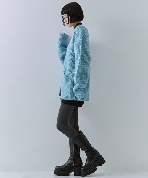 セール】【STUDIOUS/ステュディオス】ソフトモヘアニットカーディガン