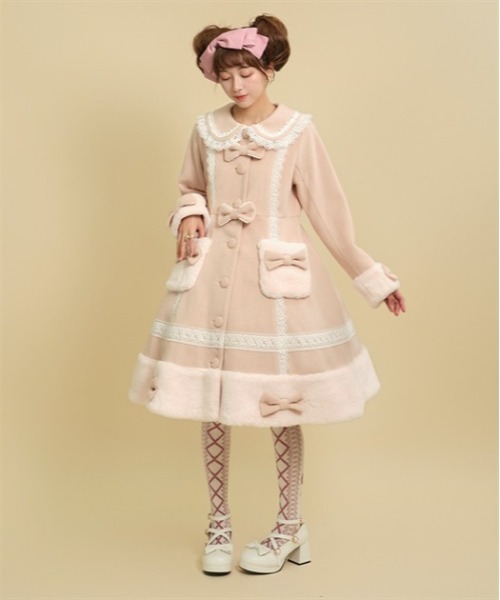 axes kawaii スノードルチェコート 白 axes femme kawaii（アクシーズファムカワイイ）の「スノードルチェ